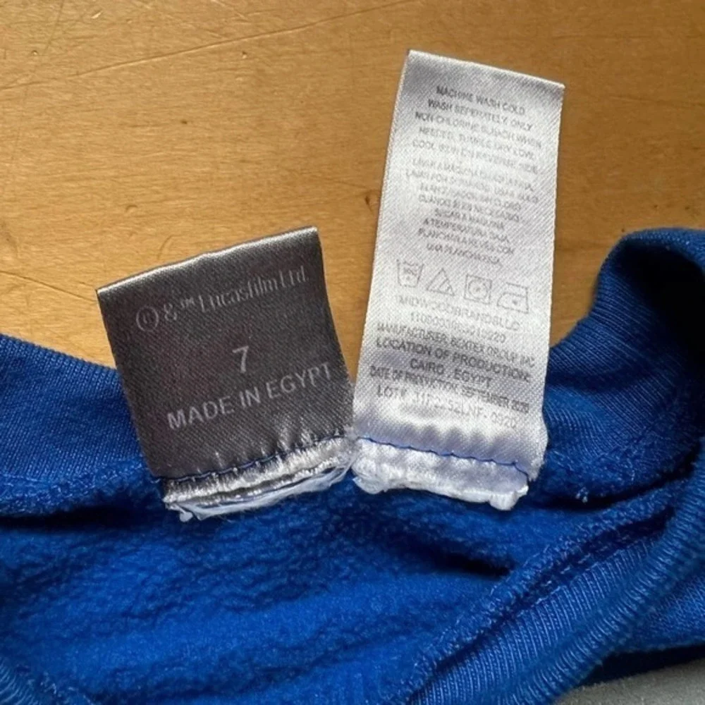 Star Wars Yoda Crewneck Sweatshirt Youth Size‎ 7